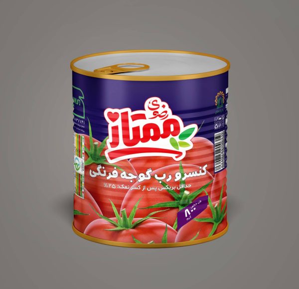 کنسرو رب گوجه فرنگی ممتاز800گرم